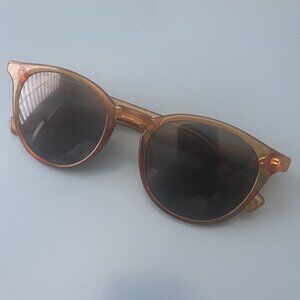 Banana republic Size One size  Stylish Round Frame Translucent Brown Sunglasses